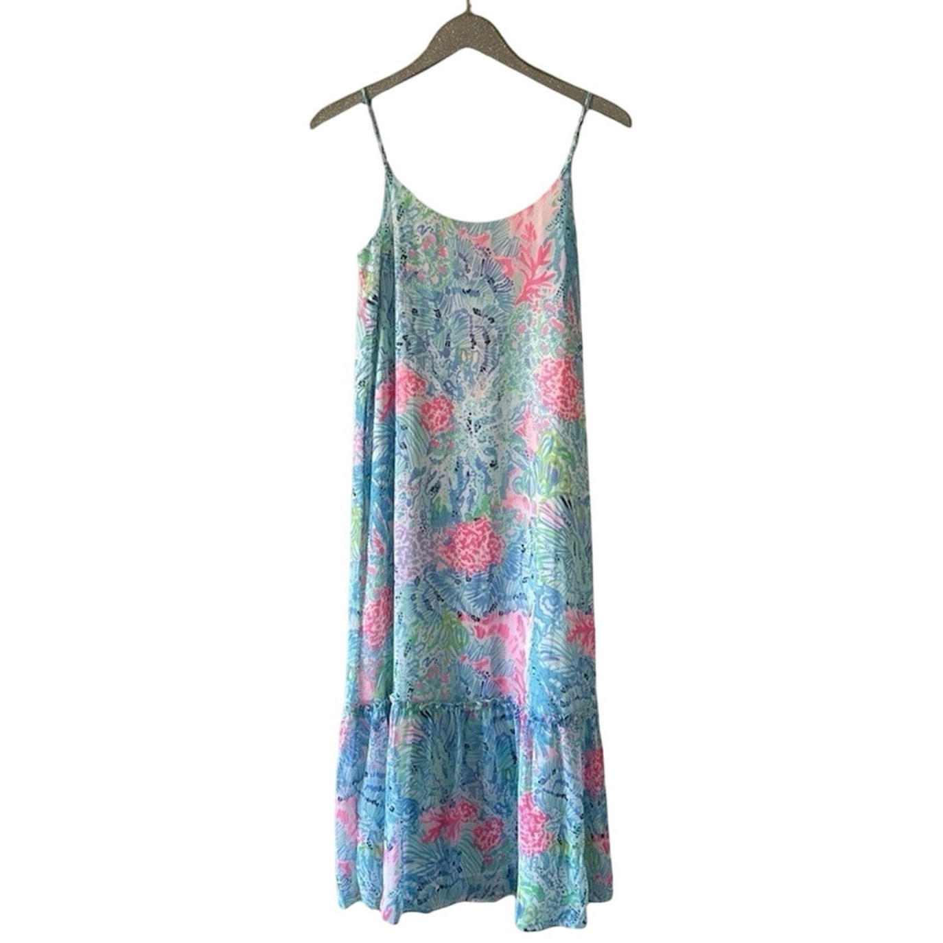 Lilly Pulitzer Winni Maxi Dress In Sink Or Swim New